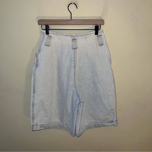 VMTG CARRIAGE COURT high waisted denim shorts 8 - Picture 4 of 5